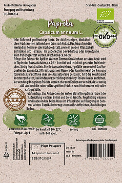 Freiland Paprika