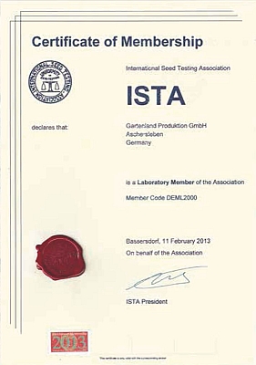 ISTA-certificate